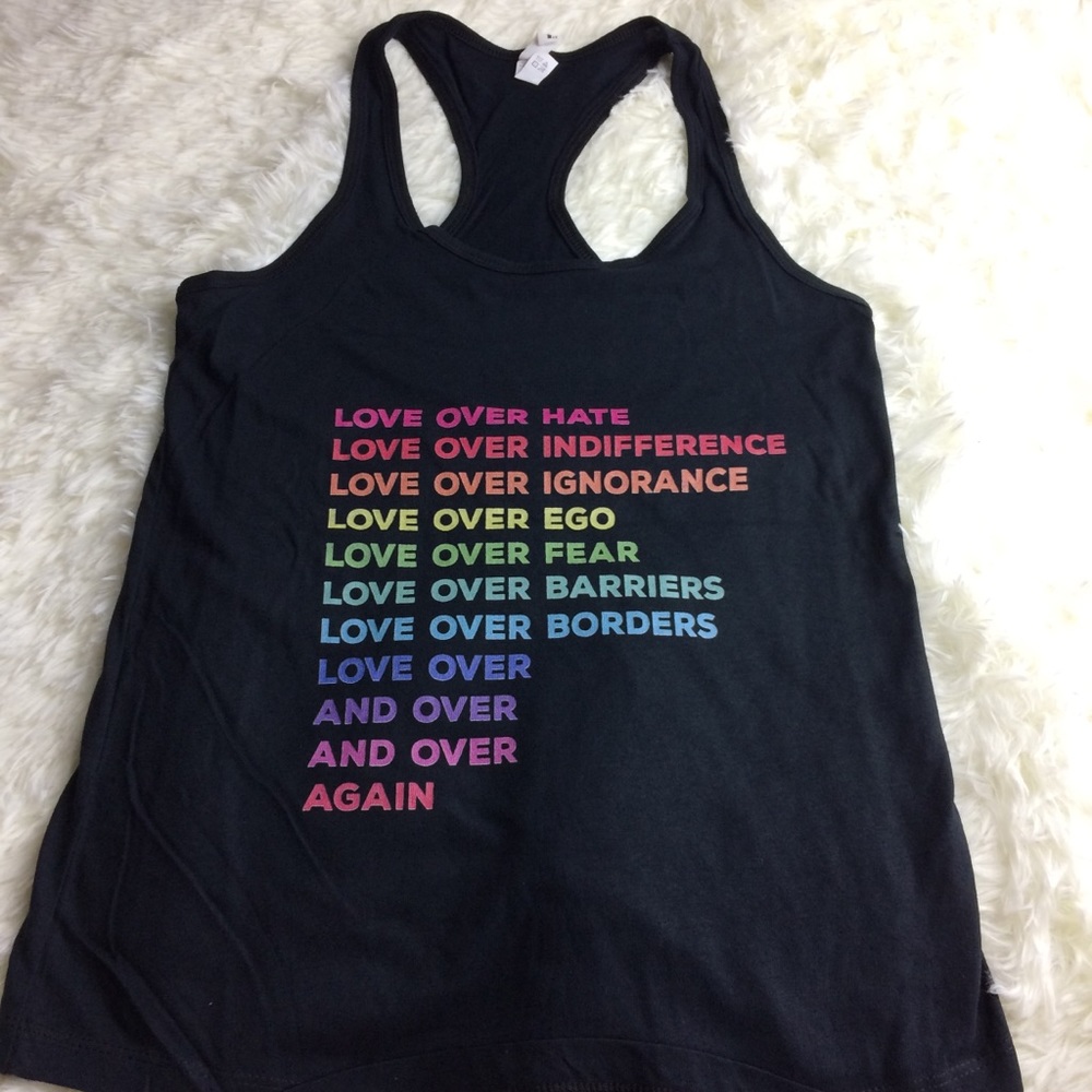 NWOT Love Over All Tank